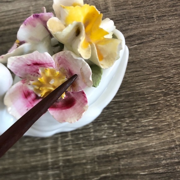 Vtg Sandford Fine Bone China Swan Ceramic Art - Picture 9 of 15